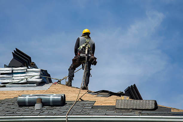 Professional Roofing technician working in Edinboro, PA